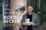 Amsterdam 8 oktober 2025
Boris Becker met zijn boek bij Eva Jinek in de foodhallen.