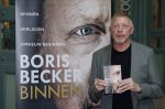 Amsterdam 8 oktober 2025
Boris Becker met zijn boek bij Eva Jinek in de foodhallen.