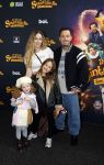 Utrecht 12 oktober 2025
Premiere de club van sinterklaas in kinepolis . Djarno Hofland met partner Manon Kool en hun kinderen