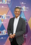 Rotterdam 12 oktober 2025
Premiere Hairspray in het oude Luxor in Rotterdam. Frank Sanders met een kennis