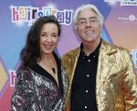 Rotterdam 12 oktober 2025
Premiere Hairspray in het oude Luxor in Rotterdam. FrÃ©dÃ©rique Sluyterman van Loo poseert met partner Erik Breij