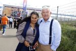 Zandvoort 21 augustus 2025
Grandprix F1 op circuit Zandvoort . Jan v zanen met zijn vrouw