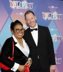 Rotterdam 12 oktober 2025
Premiere Hairspray in het oude Luxor in Rotterdam. Justine Pelmelay kwam met een vriend
