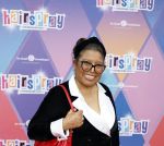Rotterdam 12 oktober 2025
Premiere Hairspray in het oude Luxor in Rotterdam. Justine Pelmelay kwam met een vriend