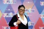 Rotterdam 12 oktober 2025
Premiere Hairspray in het oude Luxor in Rotterdam. Justine Pelmelay kwam met een vriend