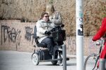 Amsterdam 9 oktober 2025
Martijn Krabbe in scootmobiel in Amsterdam zuid.