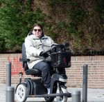 Amsterdam 9 oktober 2025
Martijn Krabbe in scootmobiel in Amsterdam zuid.