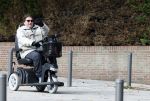 Amsterdam 9 oktober 2025
Martijn Krabbe in scootmobiel in Amsterdam zuid.