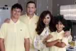 Abcoude 7 juni 2025
Najib Amhali met zijn vrouw Niama en hun zoons .