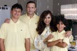 Abcoude 7 juni 2025
Najib Amhali met zijn vrouw Niama en hun zoons .