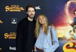 Utrecht 12 oktober 2025
Premiere de club van sinterklaas in kinepolis . Romee Strijd met man Laurens v Leeuwen