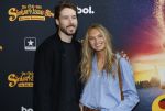 Utrecht 12 oktober 2025
Premiere de club van sinterklaas in kinepolis . Romee Strijd met man Laurens v Leeuwen