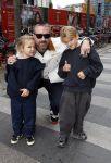 Utrecht 12 oktober 2025
Premiere de club van sinterklaas in kinepolis . sander Huisman met zijn kinderen
