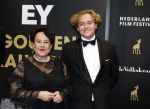 Utrecht 3 oktober 2025
Uitreiking gouden kalveren op het Nederlands film festival. Sharon Dijksma met zoon