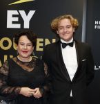 Utrecht 3 oktober 2025
Uitreiking gouden kalveren op het Nederlands film festival. Sharon Dijksma met zoon