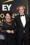 Utrecht 3 oktober 2025
Uitreiking gouden kalveren op het Nederlands film festival. Sharon Dijksma met zoon