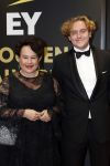 Utrecht 3 oktober 2025
Uitreiking gouden kalveren op het Nederlands film festival. Sharon Dijksma met zoon