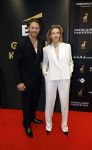 Utrecht 3 oktober 2025
Uitreiking gouden kalveren op het Nederlands film festival. Thekla Reuten kwam met partner Gijs Naber