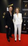 Utrecht 3 oktober 2025
Uitreiking gouden kalveren op het Nederlands film festival. Thekla Reuten kwam met partner Gijs Naber