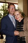 Noordwijk 17 mei 2009
Feest Astrid Engels bij de hotels van Oranje. Viola Holt met man Peter
Peter Smulders bv