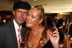 Noordwijk 20 juni 2006
Society lunch in huis ter duin.
Viola Holt met haar man peter
Peter Smulders bv