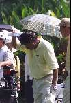 Kuala Lumpur 18 november 1999
World Cup golf 1999
Eduardo Romero gooit water over zijn hoofd vanwege de warmte.