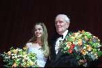 AMSTERDAM 23 November 1999
Premiere van de niuewe James Bond film in Tushinsky Amsterdam.
Q met Bond girl .....