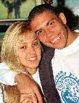 Eindhoven 14 September 1999
Ronaldo met zijn vriendin Nadja Franca bij Restaurant Grotta Azzurra in Eindhoven.