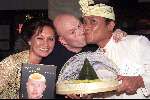 Den Haag 4 november 1999
Uitreiking boek PIERRE WIND
Sandra Masmeijer en Lonny samen met PIERRE WIND