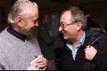 Amsterdam 17 November 1999
Artiest van de eeuw Toon Hermans in gesprek met Youp van t Hek.