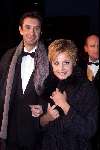 Scheveningen 21 November 1999
Premiere van de musical Elisabeth in het circustheater in Scheveningen.
Vera Mann met vriend