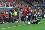 Eindhoven, 12 november 2000
PSV-Feyenoord, eindstand 1-0 door penalty van Arnold Bruggink
Andre Ooijer en Patrick Paauwe