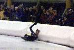 Eindhoven, 11 november 2000
5e KNSB schaatsmarathon
2e plaats voor ERIK HULZEBOSCH die met een laatste jump onderuit ging