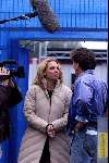 Almere 28 oktober 2000
Ed BB verlaat het Big brother huis samen met zijn vrouw en kinderen.