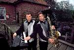 Gert Timmerman met zijn zoon
6 November 2000