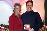 Kaatsheuvel 6 november 2000
Uitreiking CD van Johan Heuser
JH met Jomanda