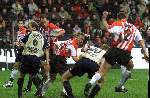 Eindhoven, 12 november 2000
PSV-Feyenoord, eindstand 1-0 door penalty van Arnold Bruggink
Paul Bosvelt-Ramzi-Kevin Hofland-Ulrich v Gobbel-Jurgen Dirkx