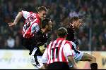 Eindhoven 14 oktober 2000
PSV-NEC 0-0
Kevin Hofland en Danny Hesp
Mooie aktiefoto