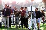 Marbella 12 november 2000
 Golfclub Valderrama American Express Championships.
Tiger Woods
Golfen  pers TV