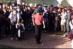 Marbella 12 november 2000
 Golfclub Valderrama American Express Championships.
Tiger Woods  golfen
