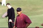 Marbella 12 november 2000
 Golfclub Valderrama American Express Championships.
Tiger Woods  golfen