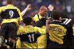 AMSTERDAM 18 NOVEMBER 2001
AJAX-NAC 1-3
Earnest Stewart blij na de 1-2