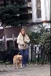 Scheveningen 26 novbember 2001
Guusje Nederhorst met hond