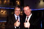 Badhoevedorp 22 november 2001
Presentatie van de nieuwe DVD van Lee Towers.
Lee Towers en harry v Hoof