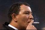 AMSTERDAM 18 NOVEMBER 2001
AJAX-NAC 1-3
Henk ten Cate een sigaret rokend