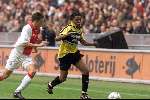 AMSTERDAM 18 NOVEMBER 2001
AJAX-NAC 1-3
Kevin Bobson en Johnny Heitinga