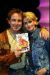 Utrecht 15 november 2002
Uitreiking boek Daphne Deckers aan Marco Borsato.
