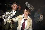 Amsterdam 20 november 2002
Premiere Harry Potter in Pathe Arena
Ellen ten Damme met enkele uilen