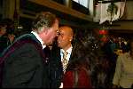 Amsterdam 18 oktober 2002
Huub oosterhuis krijgt eredoctoraat .
Aanwezig Trijntje Oosterhuis, Tjeerd Oosterhuis