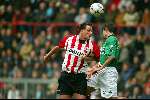 Eindhoven 17 november 2002
PSV-Feyenoord 1-2
Jan Vennegoor of Hesselink  en Kees v Wonderen